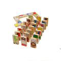 Domino de madeira novo do FQ para o brinquedo quente do dominó de madeira das crianças